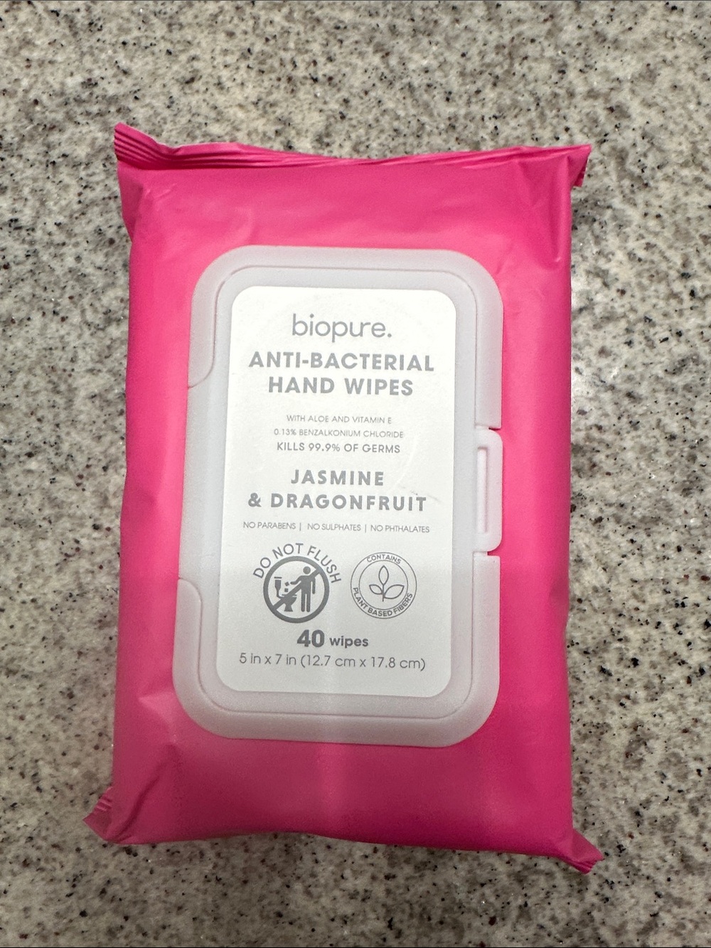 Jasmine & Dragonfruit Antibacterial Hand Wipes